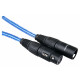 Pronomic Stage XFXM-Blue-2.5 Microfoonkabel XLR 2,5 m Metallic Blue 10-delige Set