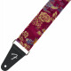Fender Satin Dragon Strap Wine