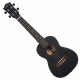 Cascha Premium Mahogany Concert Left-Handed Ukulele Set Black