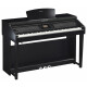 Yamaha CVP-701 PE Clavinova Digitale Piano Zwart Hoogglans Set incl. Bank + Koptelefoon + Pianoschool