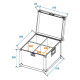 Roadinger Flightcase EP-64 4x PAR-64 Spot Kort