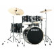 Tama IP50H6W-HBK Imperialstar Drumkit Hairline Black Set inkl. Gigbags