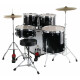 XDrum Semi 20" Studio Batteria Midnight Black incl. Scuola