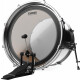 Evans EMAD Bassdrumvel Transparant 22"
