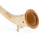 Lechgold Alphorn Solist F 360 cm 3 parties Zirbe