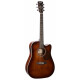 Cort MR500E Brown Burst Set de Guitarra Western con Funda