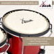 XDrum Bongos Club Weinrood SET incl. Bongotas