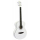 Dimavery AW-303 Guitare Folk Blanche