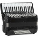 Classic Cantabile 96-Bas Accordeon "Secondo V" Zwart