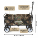 Stagecaptain BW-907 CA Bollycart Carrello Pieghevole Senza Tetto Camouflage
