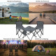 Stagecaptain CS-4547 GY Ensemble De Table De Camping Compact Gris