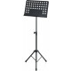 Pronomic OS-01P Orkestpult Perforatieplaat met Notenklemmen Set incl. Opbergdoos