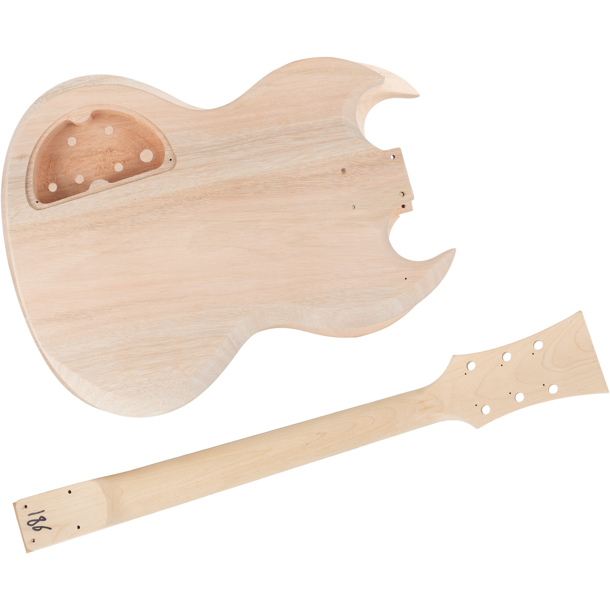 Rocktile E-Gitarren Bausatz Double Cut-Style Abbildung 3