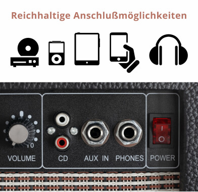Rocktile Add On set completo de E-guitarra incl. ampli, bolsa, correa,  soporte, tuner, cable y picks