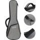 Funda Rocktile para Ukelele Soprano Gris/Naranja