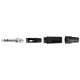 Pronomic JPLUG Fiche Jack Stéréo Noire Pack de 10