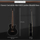 Classic Cantabile ABJ4-50CE-BK Jumbo Basso Acustico Black