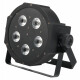 Showlite FLP-5x8W Flatline Panel LED Scheinwerfer RGBW 4x Set