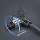 Sonero Optische S/PDIF Toslink Kabel 1x90° Stekker 1,50m