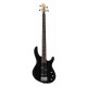 Cort Action PJ E-Bass Open Pore Black Set Avec Housse