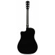 Fender CD-60SCE Western Gitaar Black Gigbag Set