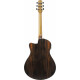 Ibanez AAM70CE-TBN Transparent Charcoal Burst