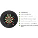 Stagecaptain DBS-1715C BullsEye Champion Cible de Fléchettes Complète