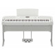 Yamaha DGX-670 WH Portable Piano White Home Set