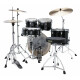Tama IP50H6W-HBK Imperialstar Drumkit Hairline Black Set inkl. Gigbags