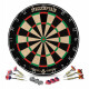 Stagecaptain DBS-1715 BullsEye Pro Cible de Fléchettes + Set Support Or