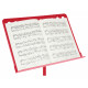 Classic Cantabile Orkeststandaard Geperforeerd Metaal Heavy Rood 3x Set