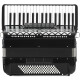 Classic Cantabile 96-Bas Accordeon "Secondo V" Zwart