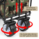 Stagecaptain BW-907 CA Bollycart Carrello Pieghevole Senza Tetto Camouflage