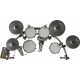 NUX DM-8 E-Drumset Komplettset mit Monitor, Hocker, Schule, Kabel und Sticks