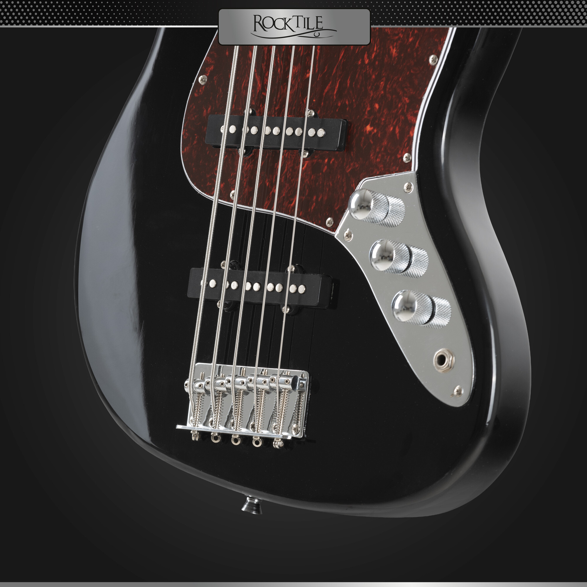 Rocktile Pro JBS50-BK E-Bass Schwarz Abbildung 6
