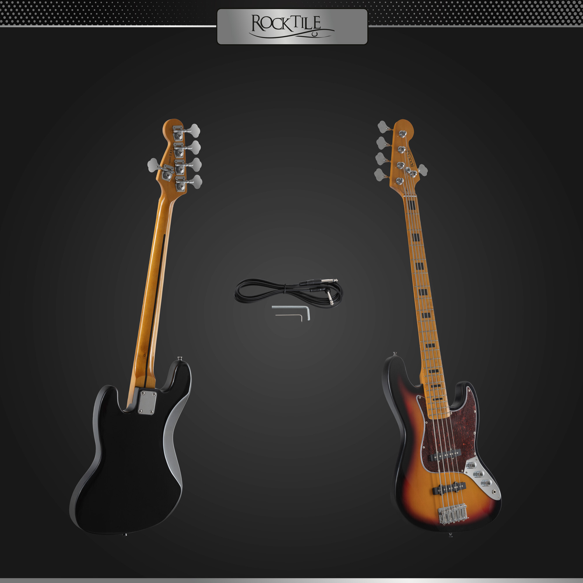 Rocktile Pro JBS50-SB E-Bass Sunburst Abbildung 7