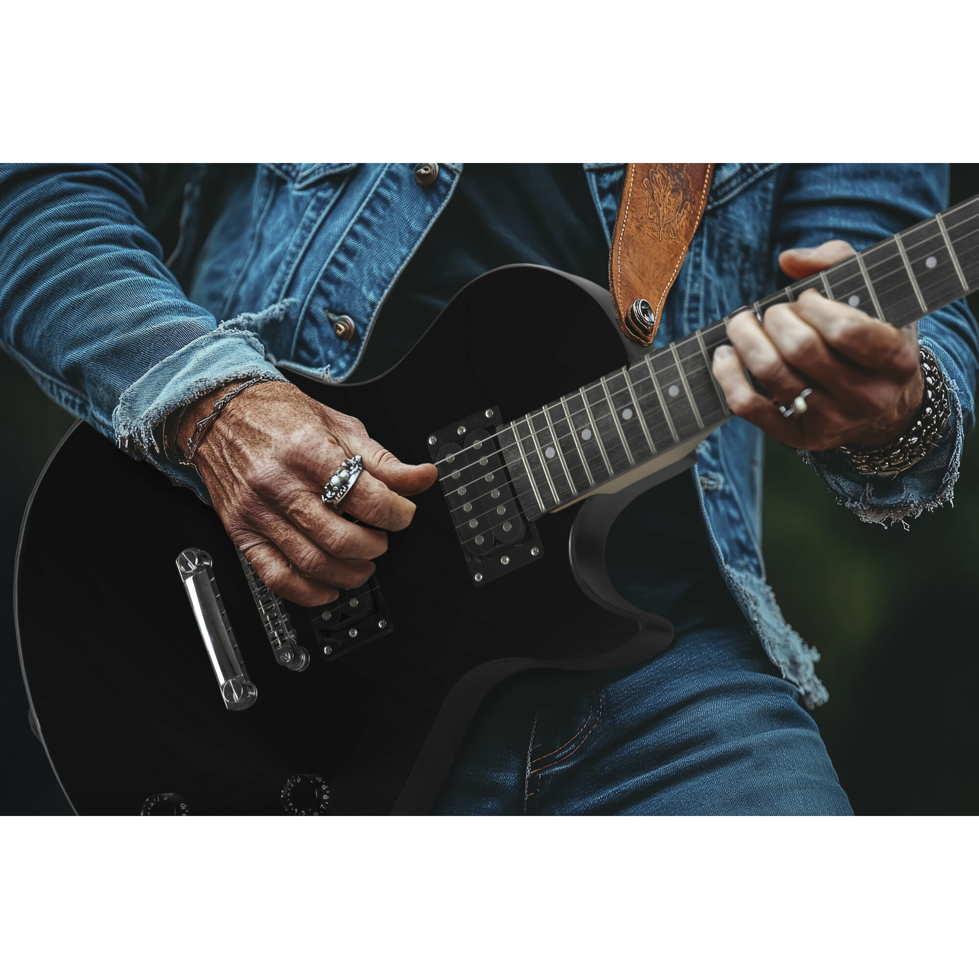 Rocktile L-100 BL E-Gitarre Black Abbildung 8