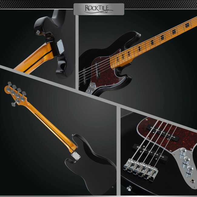 Rocktile Pro JBS50-BK E-Bass Schwarz Abbildung 8