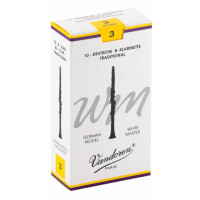 Vandoren White Master WM Traditional B-flat Clarinet Reeds (3) Pack of 10 