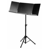 Classic Cantabile Orchesterpult Pro, aufklappbar, Schwarz  - Retoure (Zustand: sehr gut) 