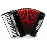 Classic Cantabile 72 Bass Akkordeon "Secondo V" Schwarz  - Retoure (Zustand: gut) 