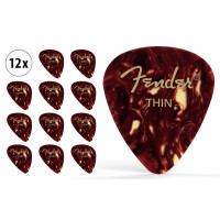 Fender 351 Plektren Thin 12er Pack 
