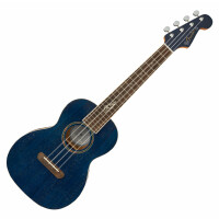 Fender Dhani Harrison Ukulele Sapphire Blue Transparent 