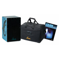 XDrum Design Series Cajon "Gecko" Set incl. Tas + School 