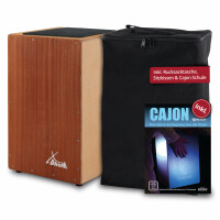 XDrum Cajon Primero Sapeli incl. Cajonschool en Tas 