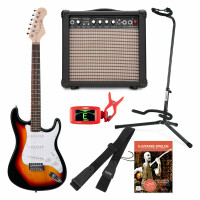 Rocktile Sphere Classic Electric Guitar Sunburst Set 