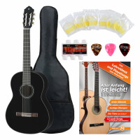 Yamaha C40BL Guitare Classique Avec Ensemble D’Accessoires 