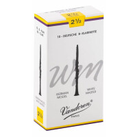 Vandoren White Master WM Traditional Bb Clarinet Reeds (2.5) 10-Pack 