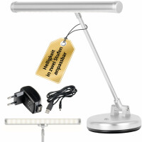 Showlite KW LED Pianoleuchte Silber matt  - Retoure (Zustand: sehr gut) 