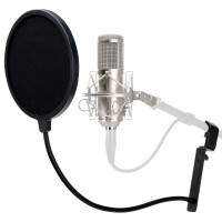 Pronomic CM-100S Microphone Studio à Grande Membrane & Anti-pop 